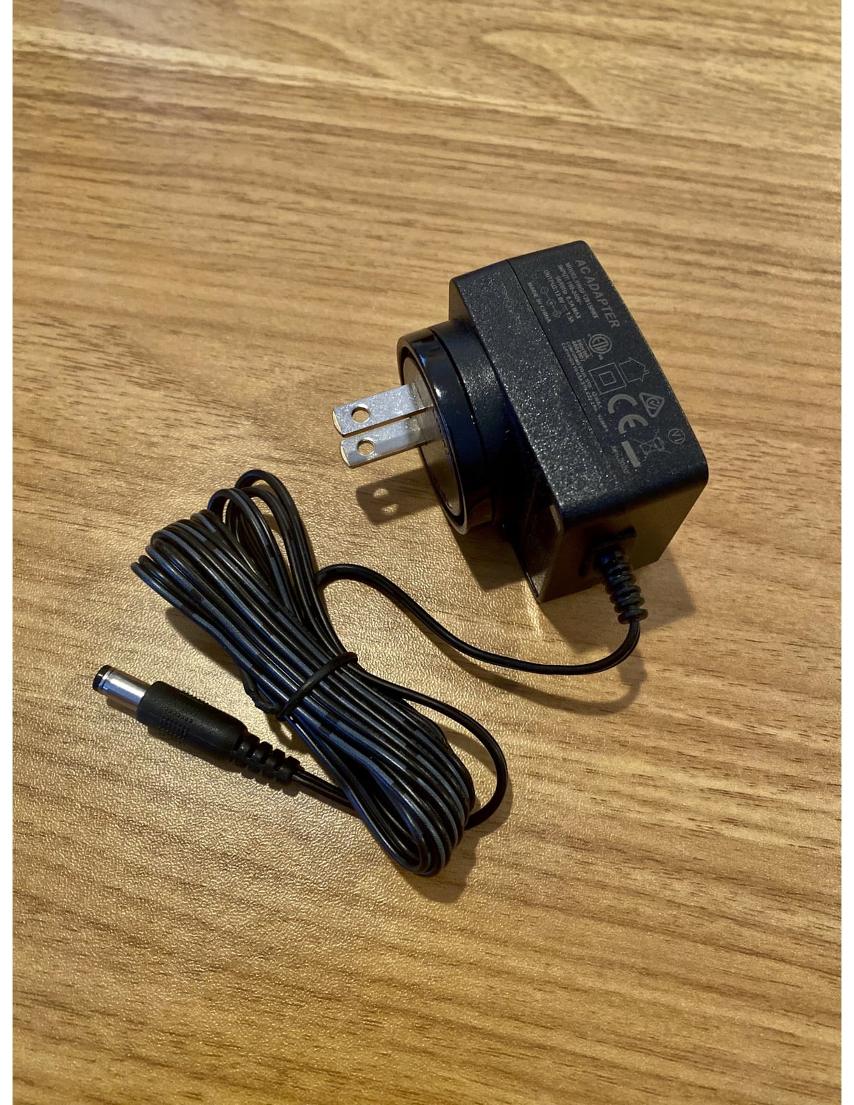 Photo of replacement black power cord for the Cube and Ultra models